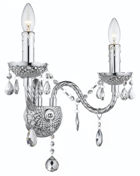 Stenska svetilka EBT019-2W Chrome