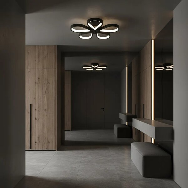 Stropna svetilka LHJ075-C BLACK/WHITE LED