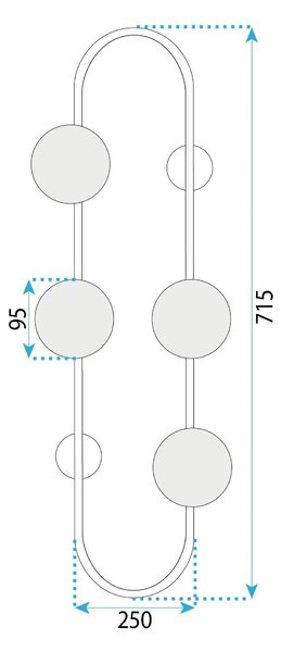 Stenska svetilka APP1144-4W zlata