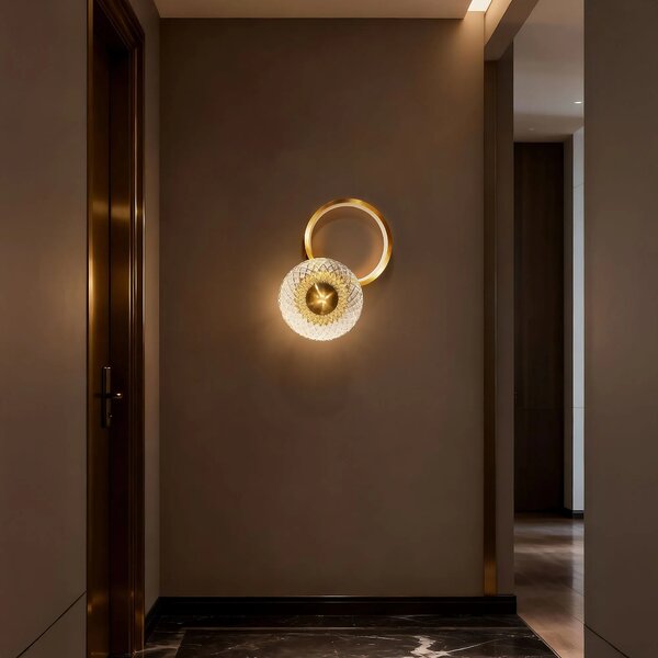 STENSKA SVETILKA LED LHJ071-W Brush Gold