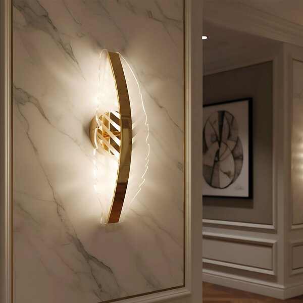 Stenska svetilka LED G140-W Gold