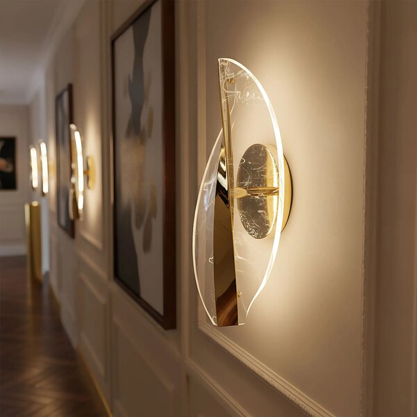 Stenska svetilka LED G128-W Gold