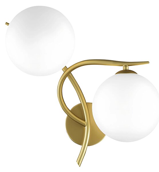 Stenska svetilka LED G132-2W Gold