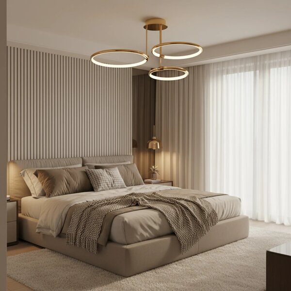 Stropna svetilka G122-3C GOLD LED