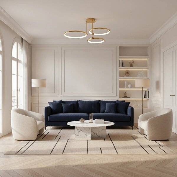 Stropna svetilka G122-3C GOLD LED