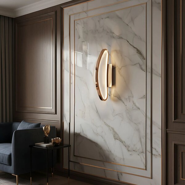 Stenska svetilka LED G125-W Rose Gold
