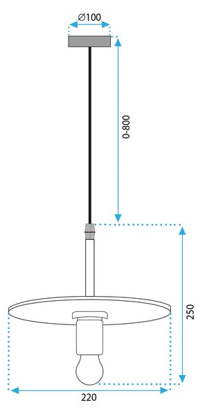 Viseča svetilka APP1180-1CP