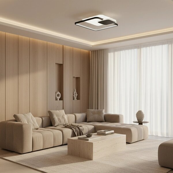 Stropna svetilka APP1712-C BLACK LED