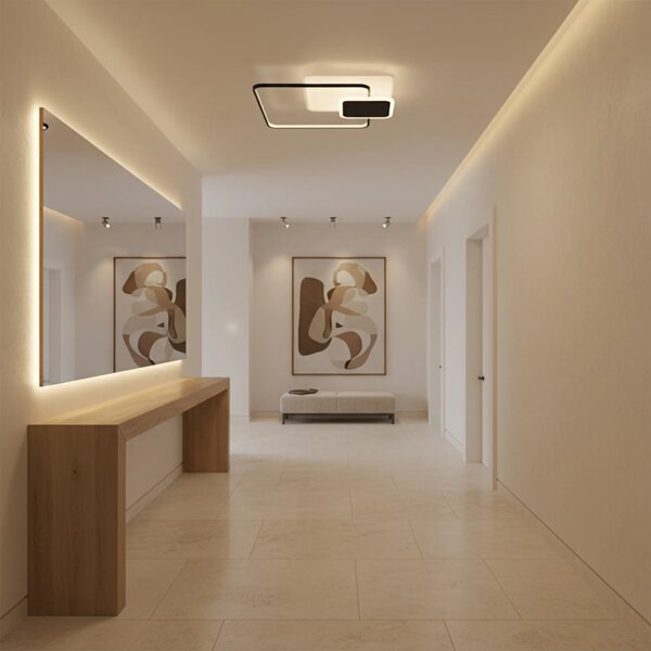 Stropna svetilka APP1712-C BLACK LED