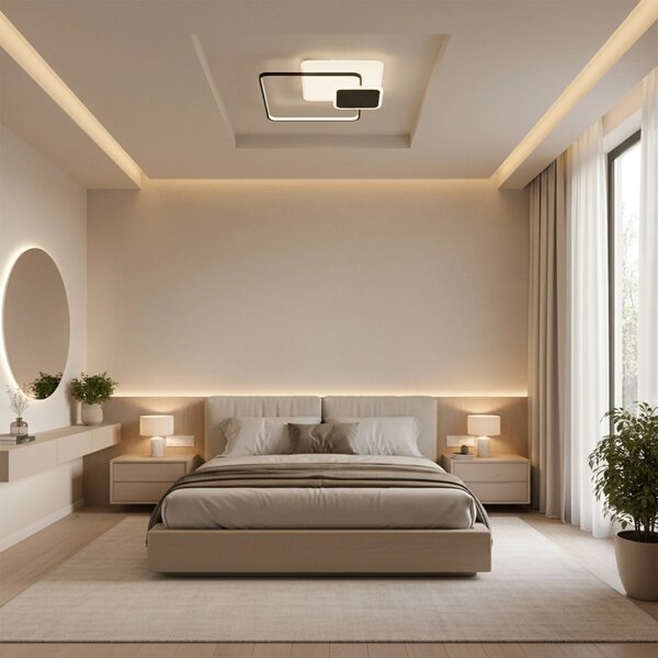Stropna svetilka APP1712-C BLACK LED
