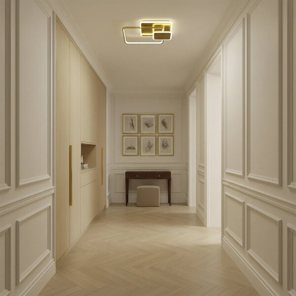 Stropna svetilka APP1714-C Brush Gold LED