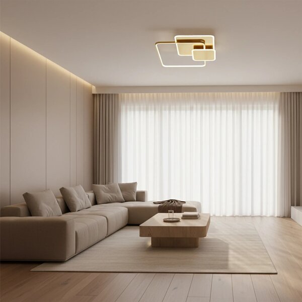 Stropna svetilka APP1714-C Brush Gold LED