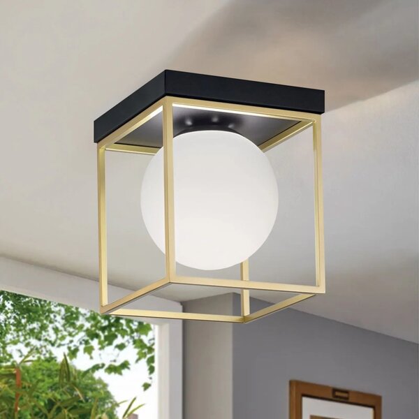 Stropna svetilka plafon APP1166-1C Gold White
