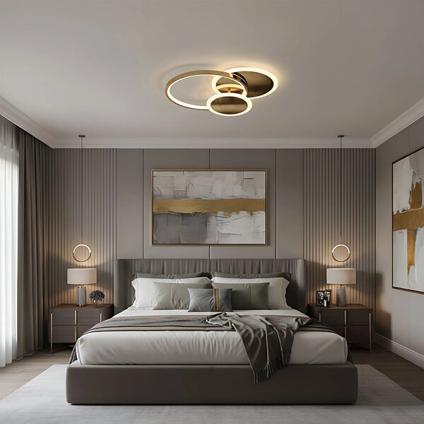 Stropna svetilka APP1710-C Gold LED