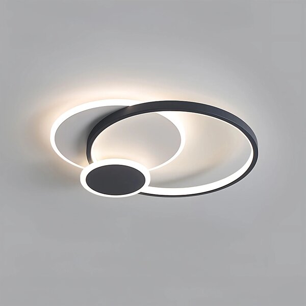 Stropna svetilka APP1709-C Black LED