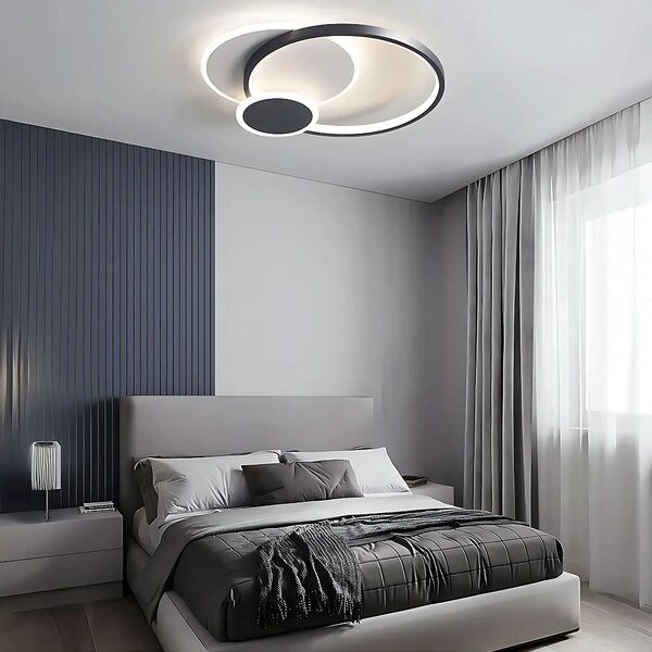 Stropna svetilka APP1709-C Black LED