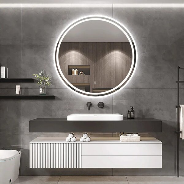 Stensko ogledalo LED 50cm BAS P11239