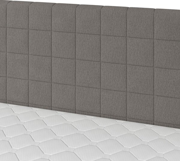 Bessagi Home Postelja Boxspring Olivia, Siva, 180x200