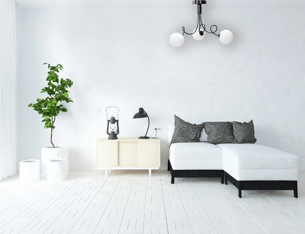 Steklene krogle Stropna svetilka APP1154-3CP Black