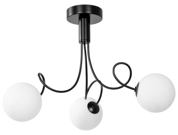 Steklene krogle Stropna svetilka APP1154-3CP Black