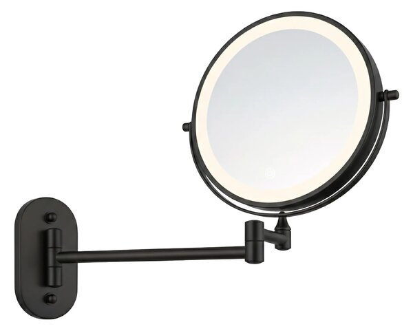 Stensko ogledalo LED Glow Black