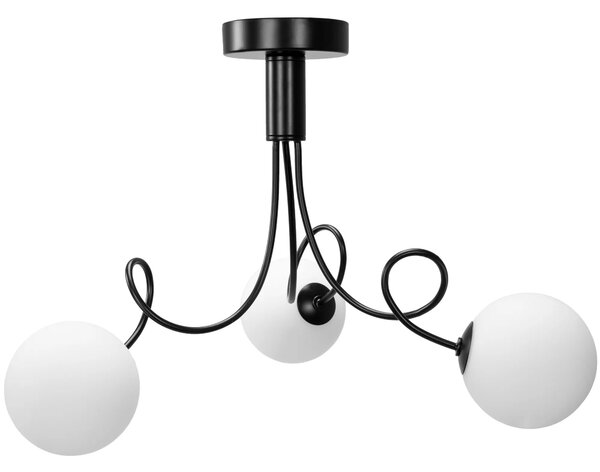 Steklene krogle Stropna svetilka APP1154-3CP Black