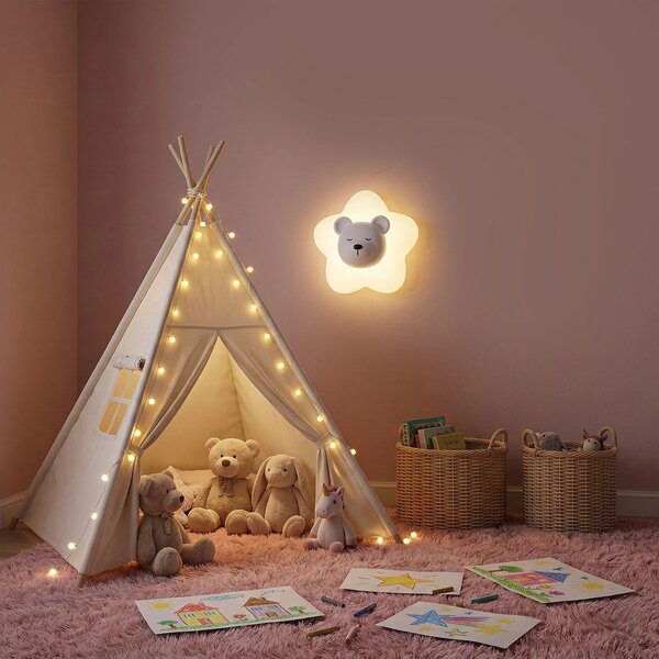 STENSKA SVETILKA LED G181-W WHITE BEAR