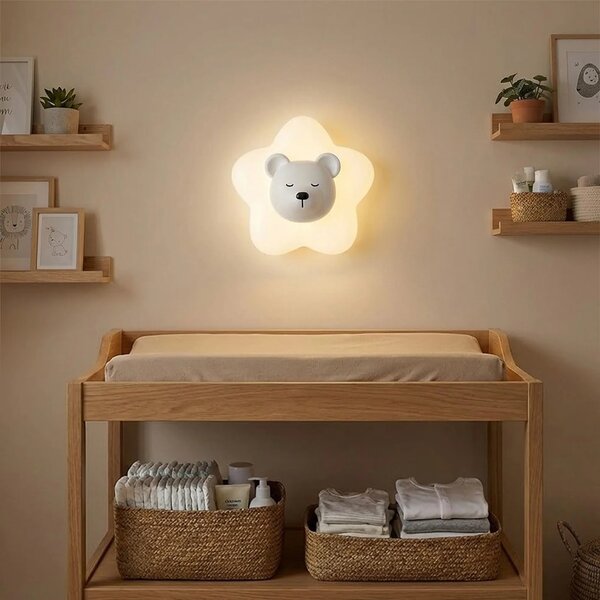 STENSKA SVETILKA LED G181-W WHITE BEAR