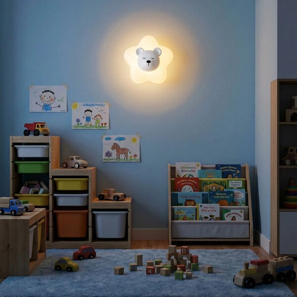 STENSKA SVETILKA LED G181-W WHITE BEAR