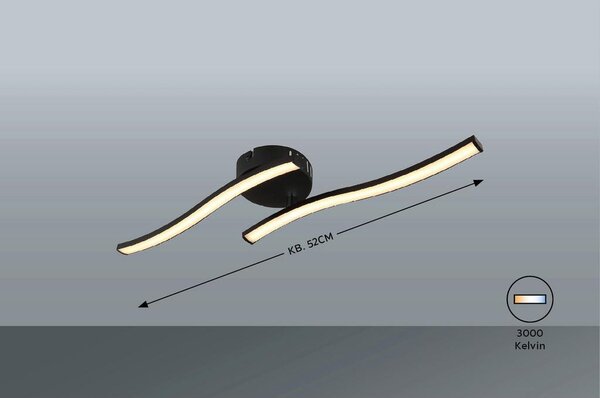 Mömax Stropna Led-svetilka Ipo