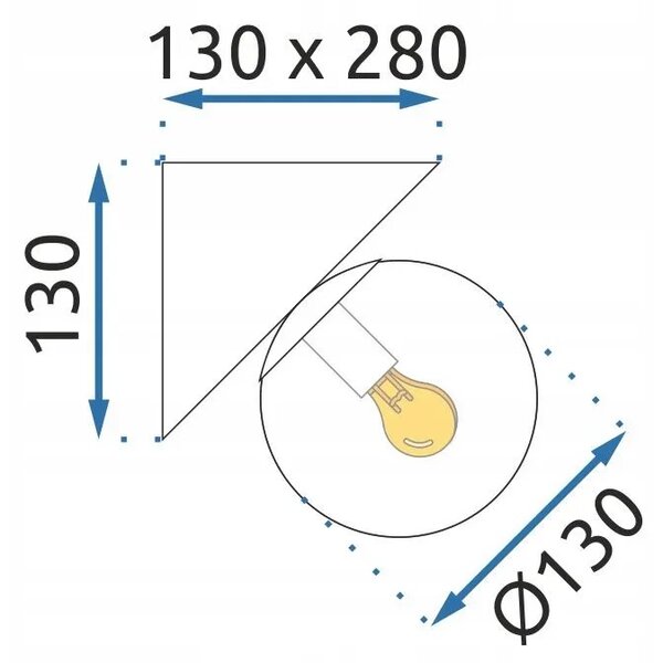 Stenska svetilka APP1228-2W Chrom