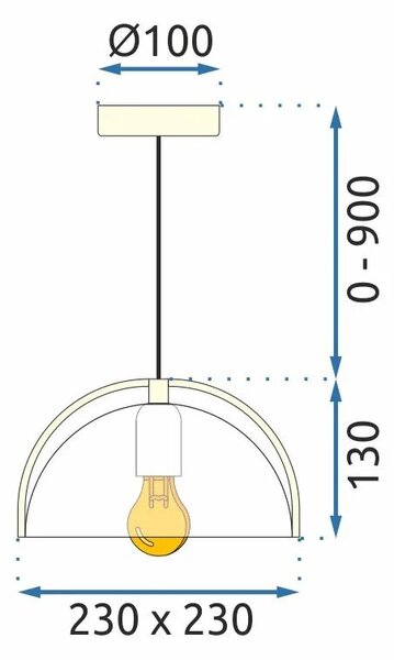 Stropna svetilka APP1216-1CP