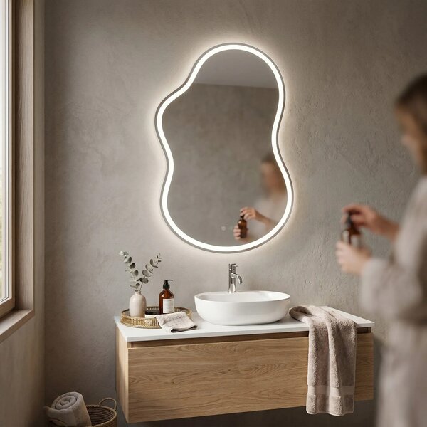 STENSKO LED OGLEDALO LED UNO 80x55 cm