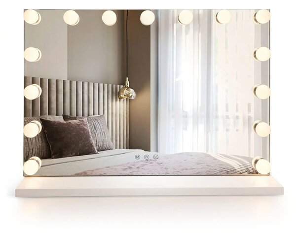 Stensko ogledalo LED HOLLYWOOD White