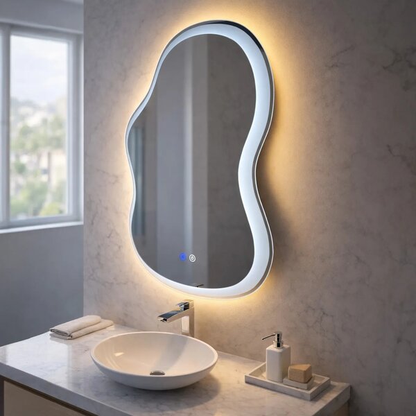 STENSKO LED OGLEDALO LED UNO DOUBLE 80x55 cm