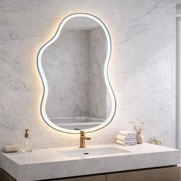 STENSKO LED OGLEDALO LED UNO DOUBLE 80x55 cm