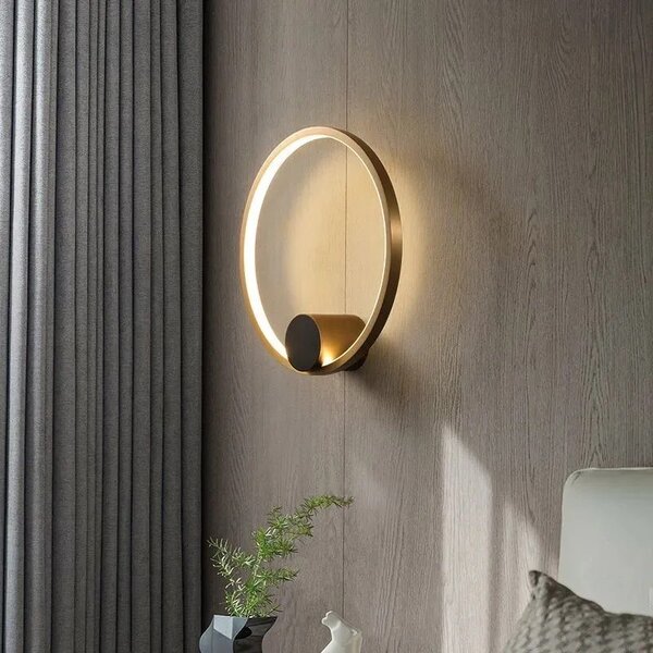 Stenska svetilka LED APP1391-CW OLD GOLD 50cm