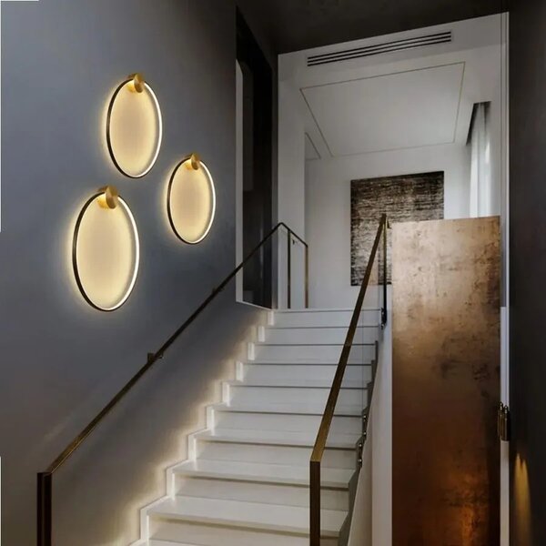 Stenska svetilka LED APP1391-CW OLD GOLD 50cm