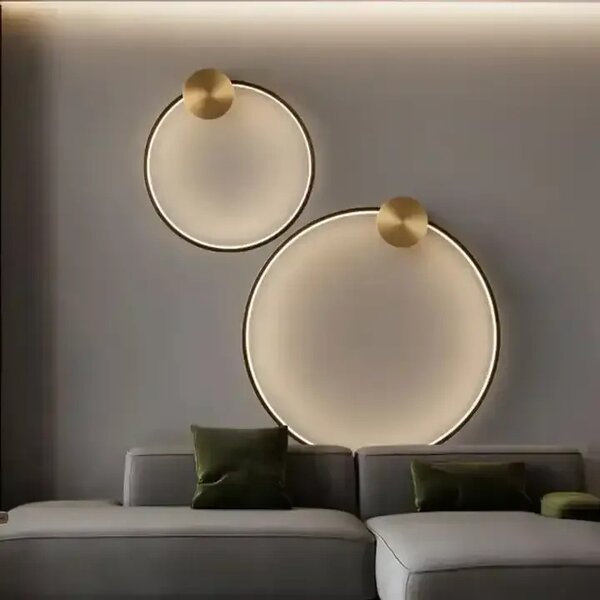 Stenska svetilka LED APP1391-CW OLD GOLD 50cm