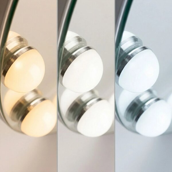 Stensko ogledalo LED HOLLYWOOD L. Gold 50 cm