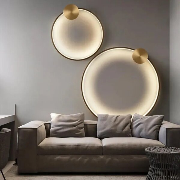 Stenska svetilka LED APP1391-CW OLD GOLD 50cm