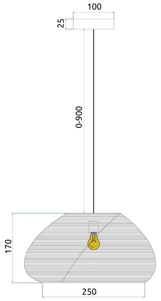 Stropna svetilka APP1316-1CP