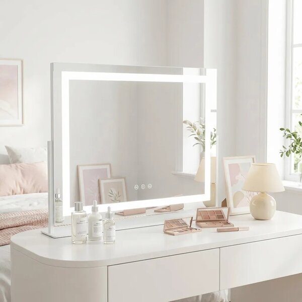 Stensko ogledalo LED STUDIO White 58x45