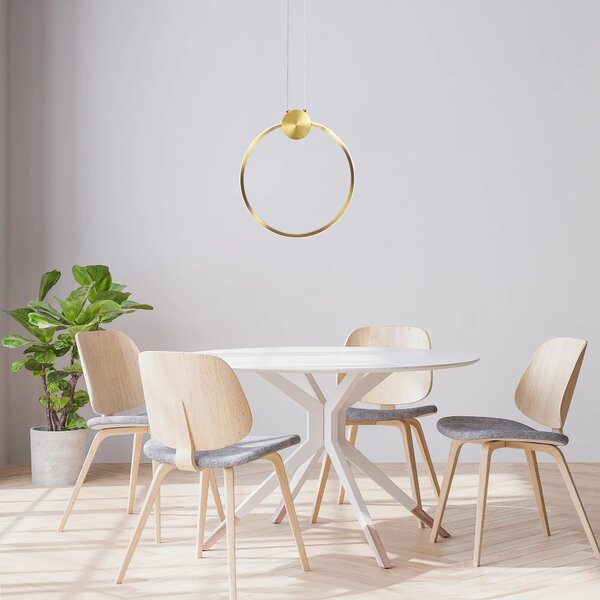 Stropna svetilka LED APP1394-CP OLD GOLD 30cm