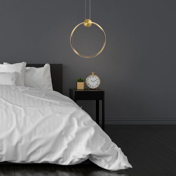 Stropna svetilka LED APP1394-CP OLD GOLD 30cm