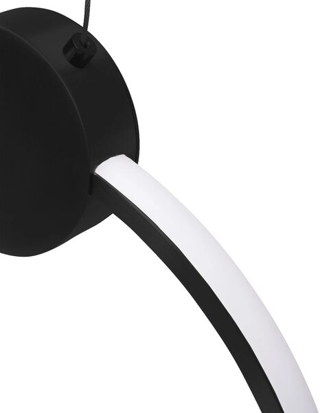 Stropna svetilka LED APP1392-CP BLACK 30cm