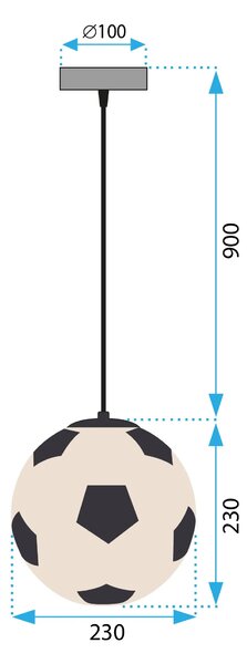Stropna svetilka APP1287-1CP