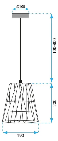 Stropna svetilka APP1318-1CP