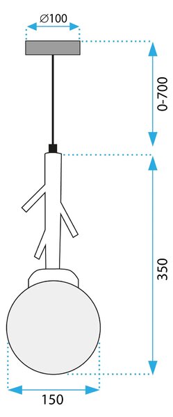 Stropna svetilka APP1422-1CP