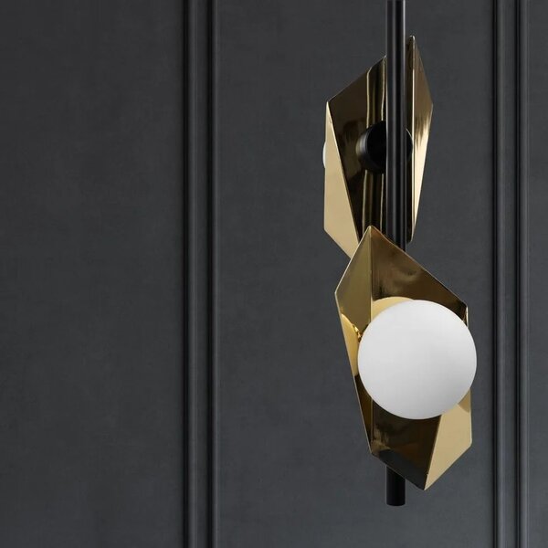 Stropna svetilka APP1410-CP BLACK GOLD